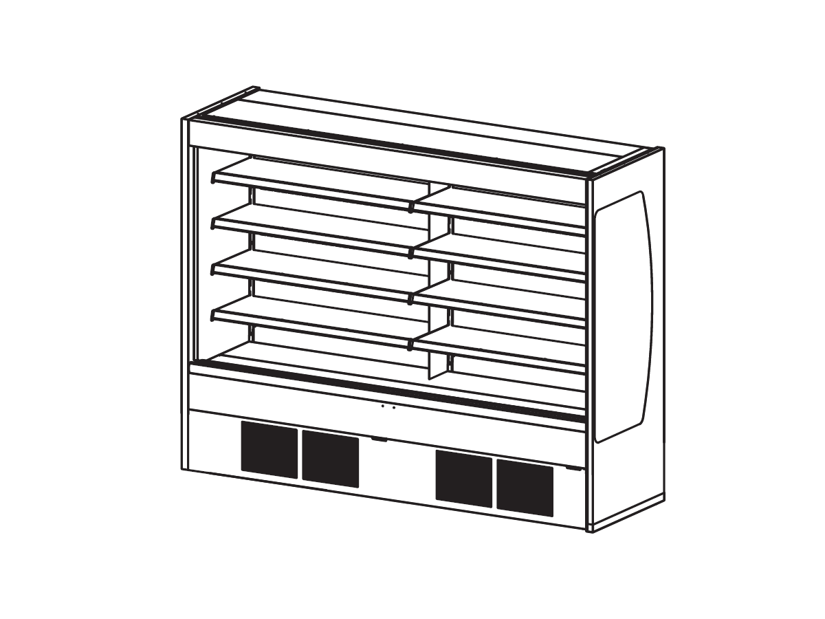 VITRINA EXPOSITORA MURAL LATERALES PANORÁMICOS MI-6-240-LE DOCRILUC VITRINA EXPOSITORA MURAL LATERALES PANORÁMICOS MI-6-240-LE DOCRILUC
