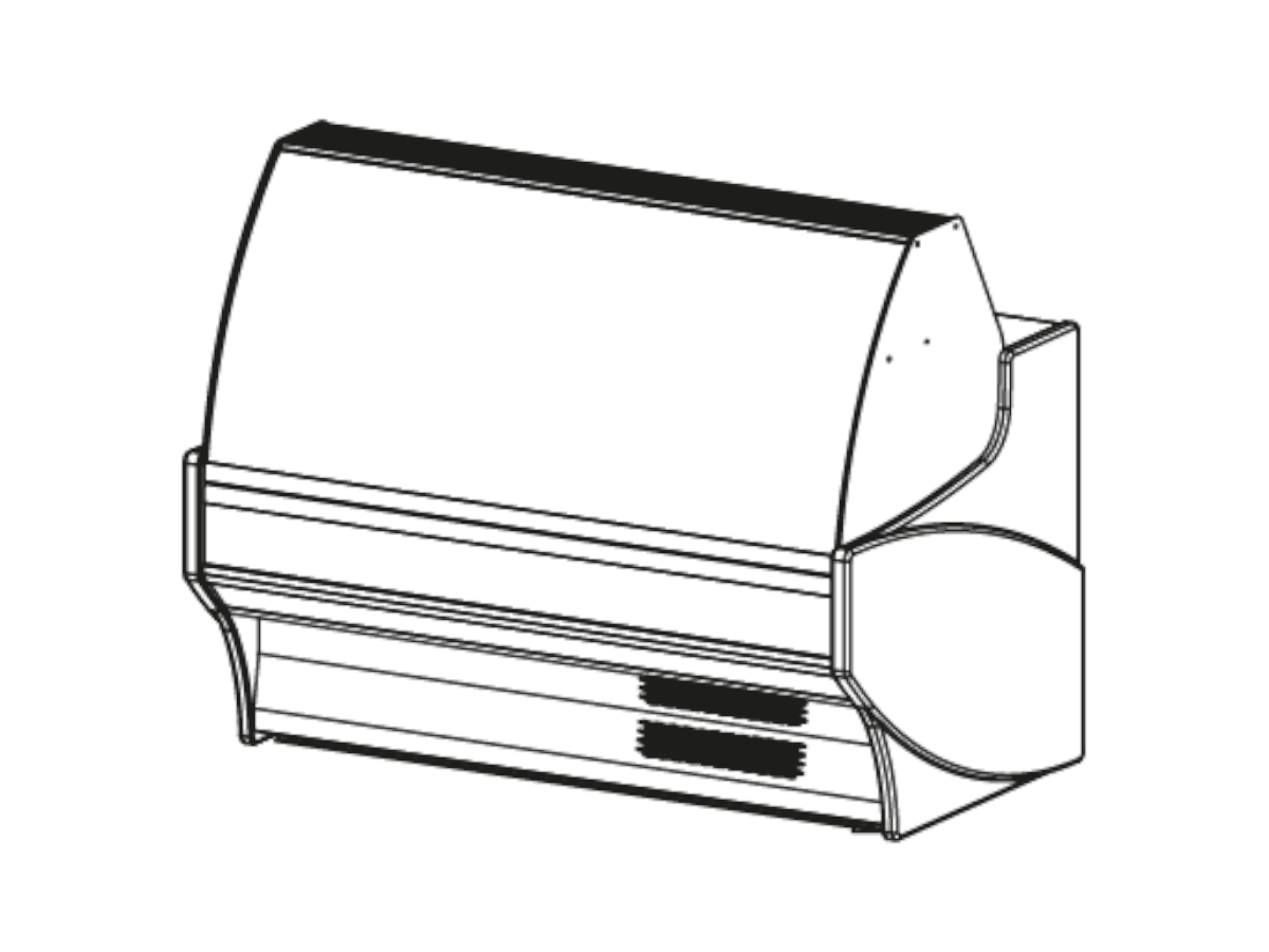 VITRINA EXPOSITORA REFRIGERADA VES-10E-13-C-TF DOCRILUC VITRINA EXPOSITORA REFRIGERADA VES-10E-13-C-TF DOCRILUC