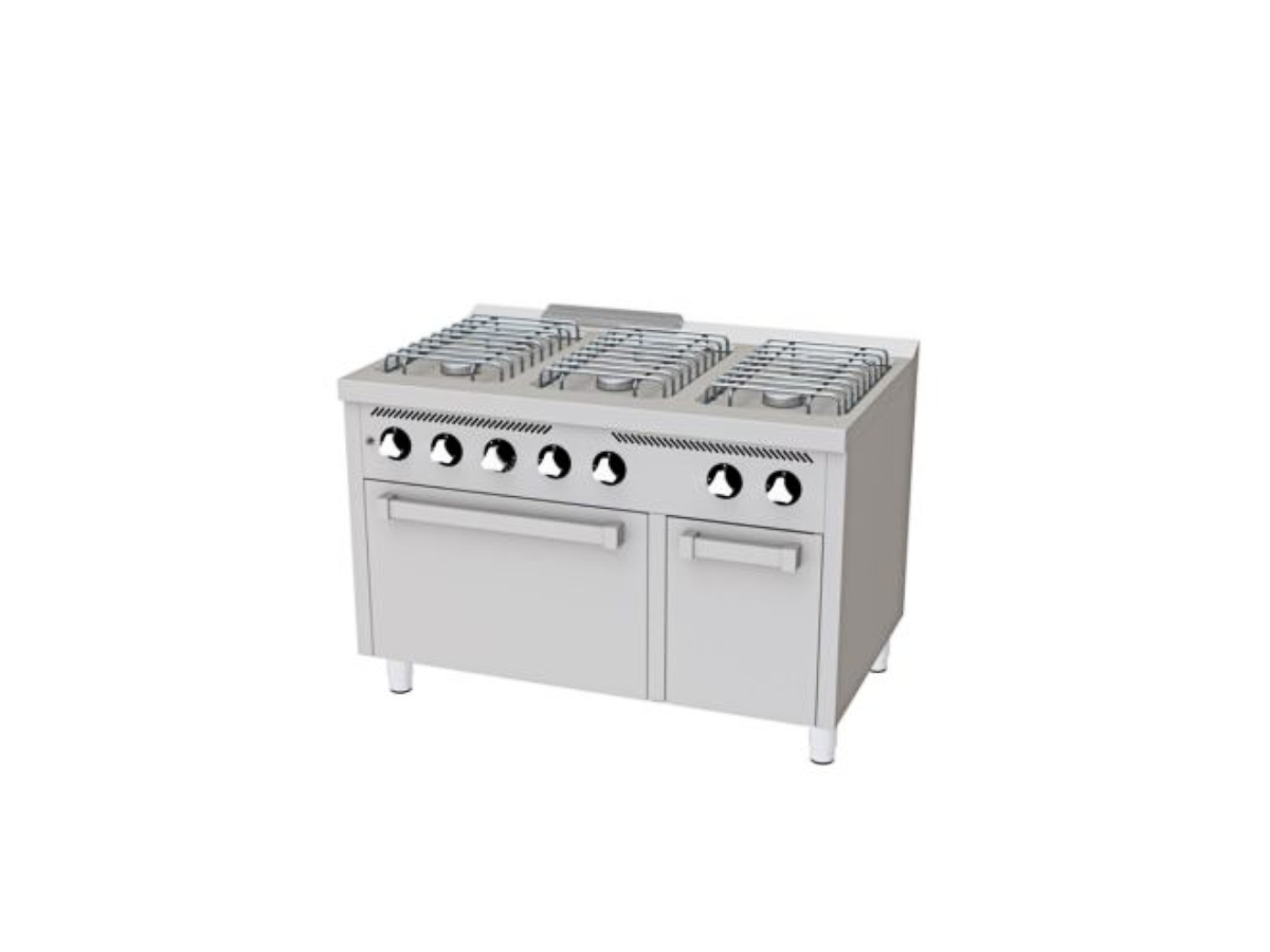 COCINA BASIC GAS CB6F750HE HR FAINCA COCINA BASIC GAS CB6F750HE HR FAINCA