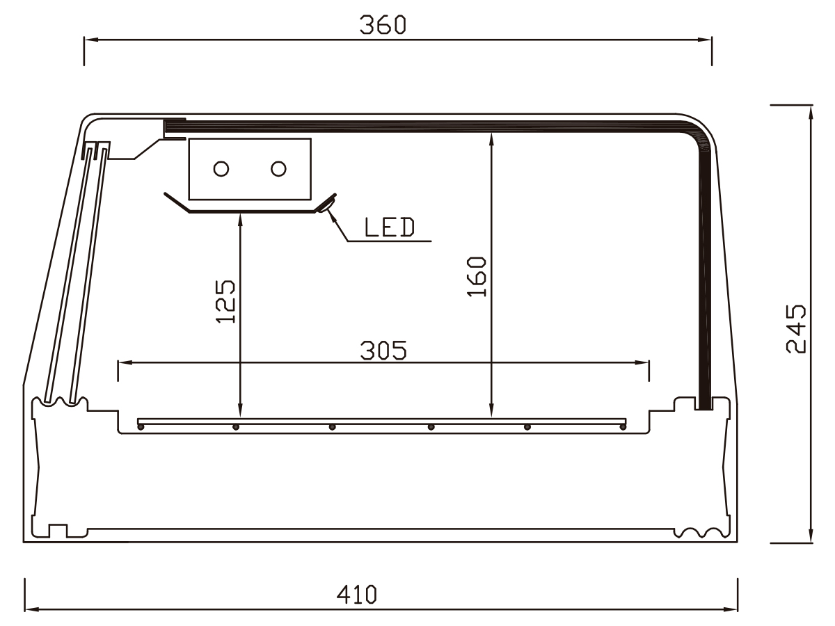 VITRINA REFRIGERADA SUSHI GRUPO REMOTO SHS VITRINA REFRIGERADA SUSHI GRUPO REMOTO SHS
